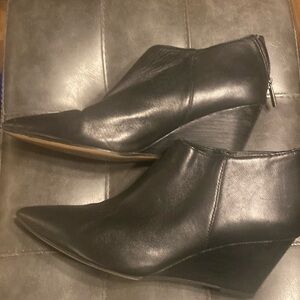 Franco Sarto Adrienne Pointed Toe Wedge Booties